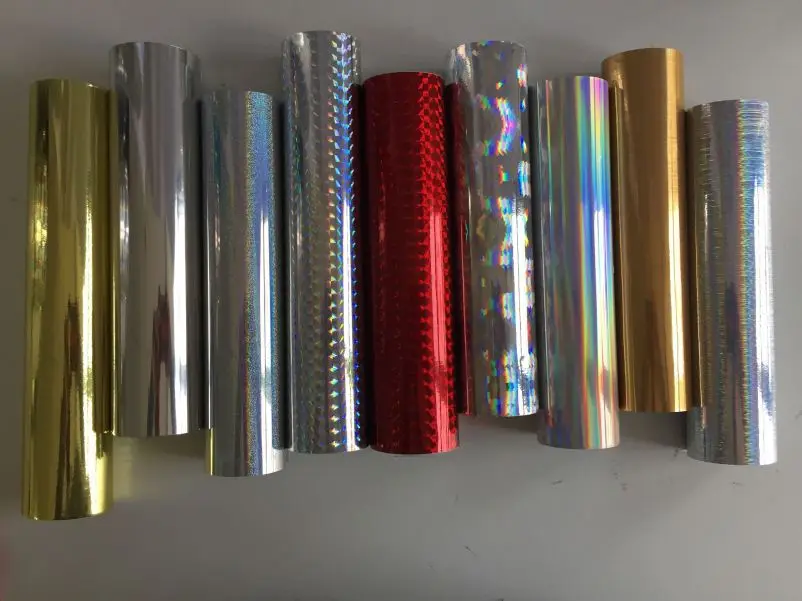 PET logo design chrome mirror vinyl roll sheet adhesive water-repellent 3d sticker anlistating transparent holographic film