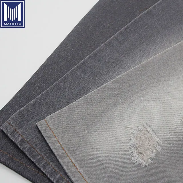 226G non stretch 11.5oz 75% cotton 25% polyester blended TC slub denim fabric for men jeans jackets