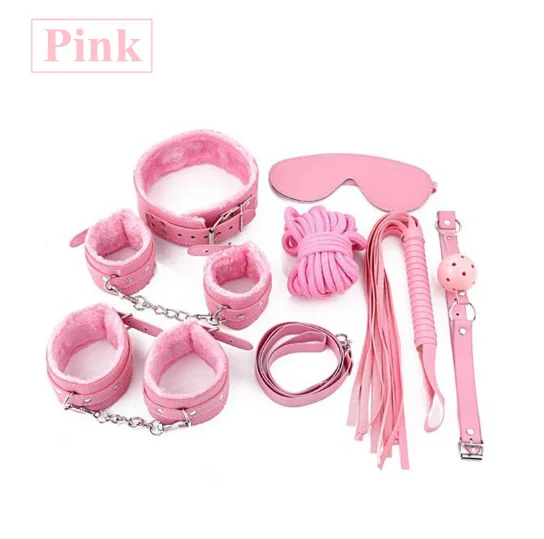 4 вида цветов плюшевая пушистая фабричная бондаж-комплект фетиш бдсм удерживающие Секс бондаж набор для взрослых секс-игрушки