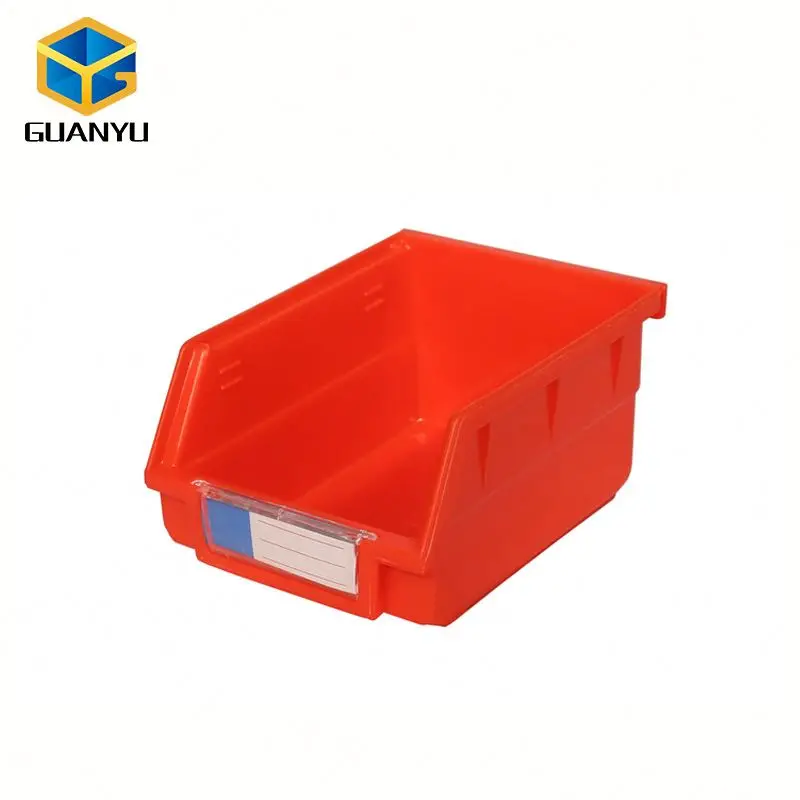 Garage storage plastic hang-able bins for small parts screws tools