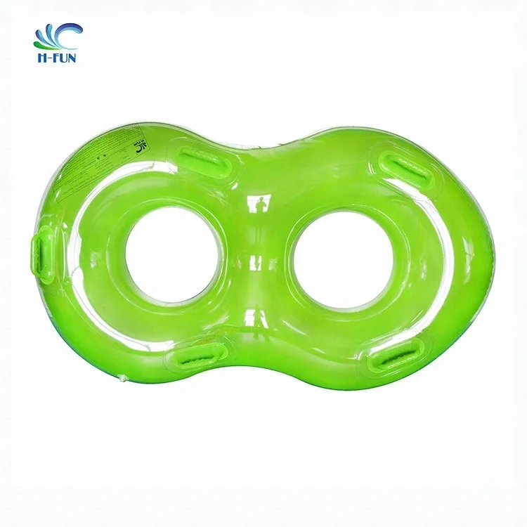 Clear Combine Solid Color Figure 8 Tube for Lazy River Tubing summer waves pool