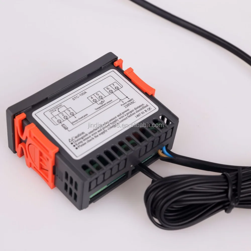 220V 10A цифровой умный температурный контроллер термостат для контроля уровня сахара в крови с температурным датчиком 2 релейный выход