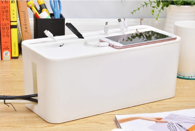 
Inno-Crea Desk Universal Desktop Storage Cable Management Box Organizer 