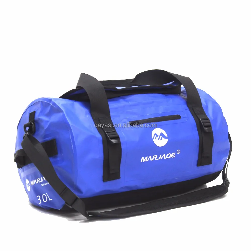 OEM brand luggage bag canvas waterproof sports rolling Unisex luggage travel 500D PVC duffel bag