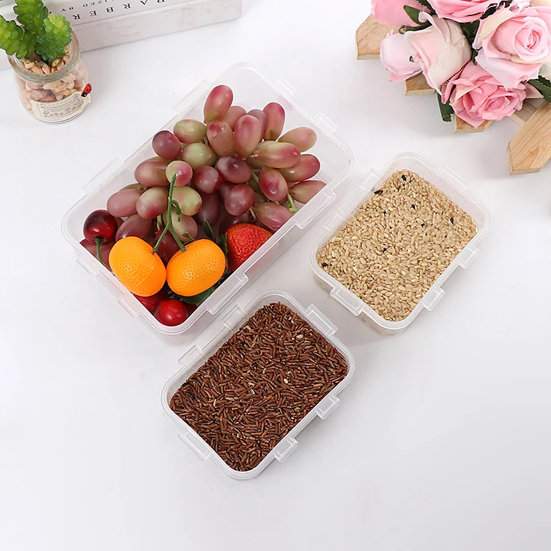 
New Arrival Eco-Friendly Custom Rectangle Type 520ML Refrigerator Food Plastic Storage 