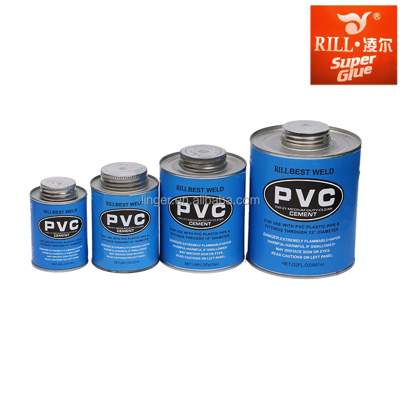 high quality PVC glue types Pvc contact cement glue glue factory