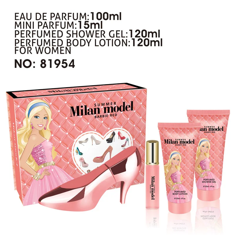 Wholesale china fashion  high quality women old brand  ladies spray gift cheap perfume set