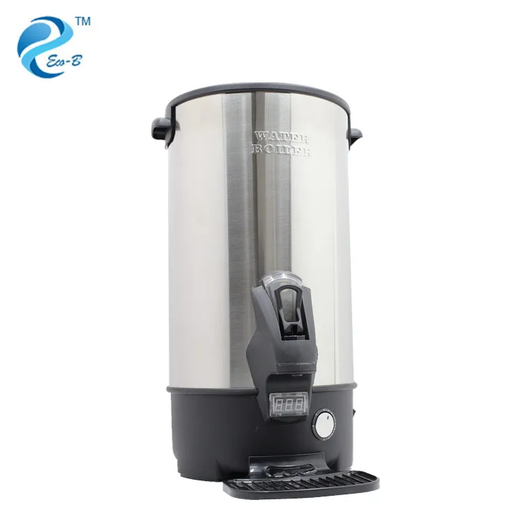 2023 Commercial Stainless Steel Tea Maker Boiling Urn Large Capacity Thermos Pot Water Boiler for Hotel Restaurant Use