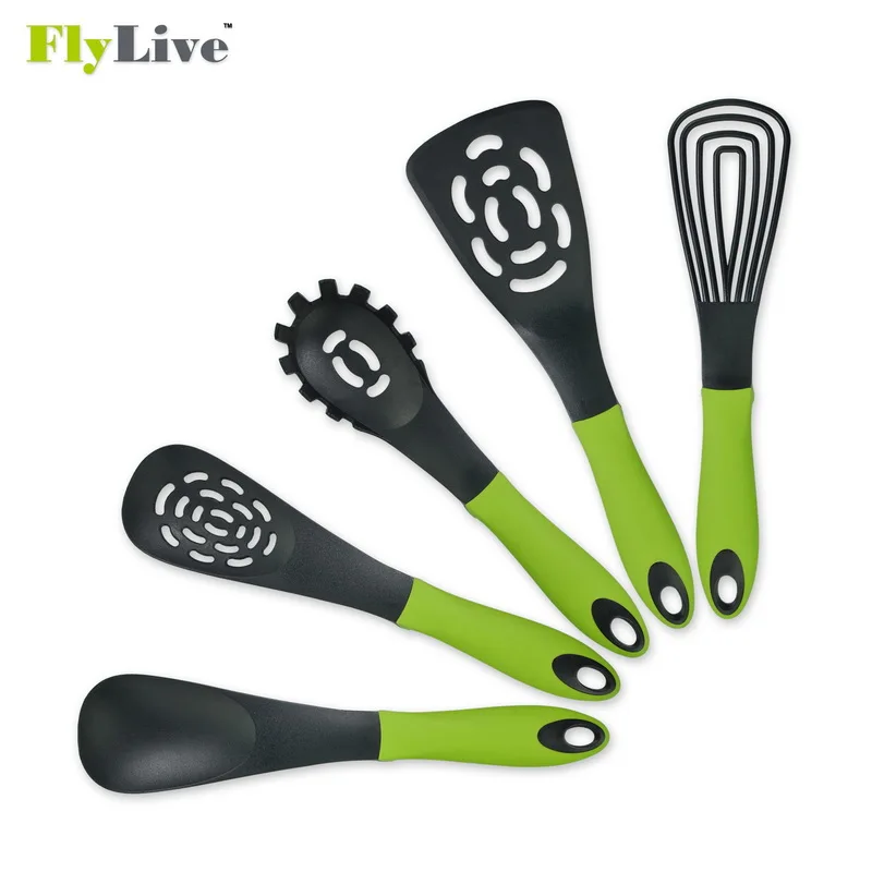 
6PCS PP Handle Kitchen Ware Tools Spatula Turner Non-Stick Utensil Set 