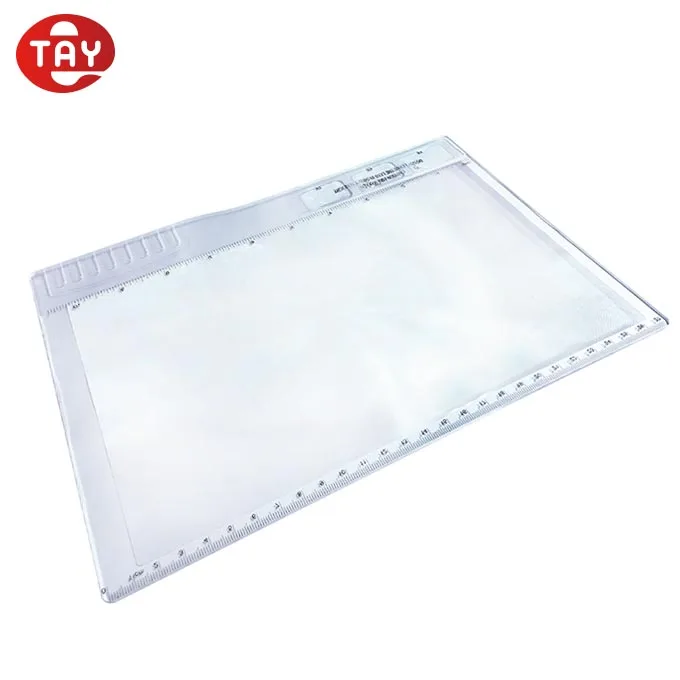 2018 hot sale 4x fresnel magnifier big optical solar circular lens