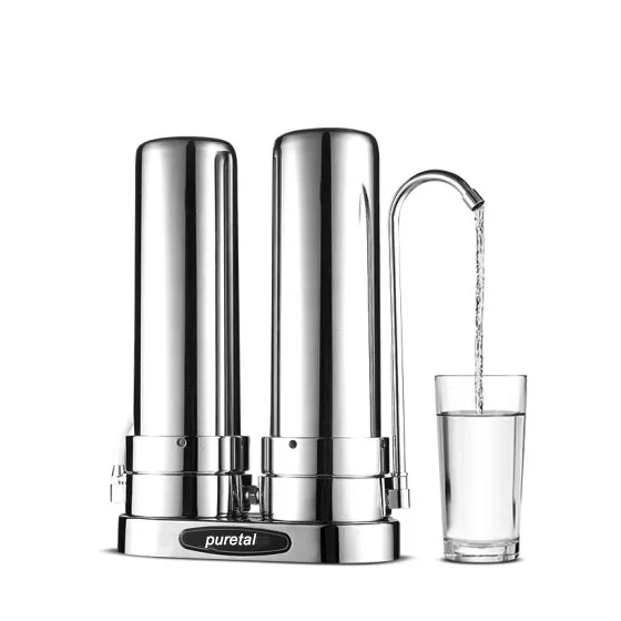 ceramic stainless steel countertop water purifier