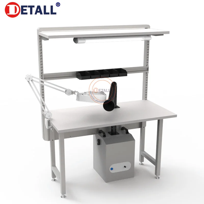 
industrial electronic technician workbench desk for repairing mobile phone 