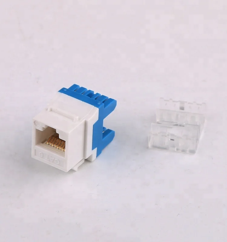 chinese manufacturing cheap punch down utp cat6 180 degree rj45 Keystone Jack short model