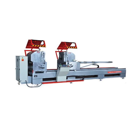 DECALUMA Product Aluminum Profile Making Machine with CNC Double Head Cutting Saw