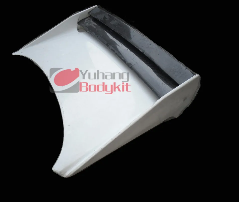 Carbon Fiber/Fiber Glass Rear Spoiler Wing Fit For CF/FRP Skyline R34 GTR GTT VS GT Style CF Blade and FRP Base