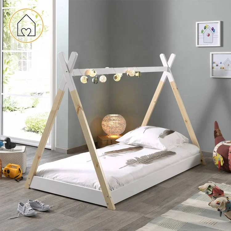 Baby room nursery single queen size children tipi teepee di floor bed for sale