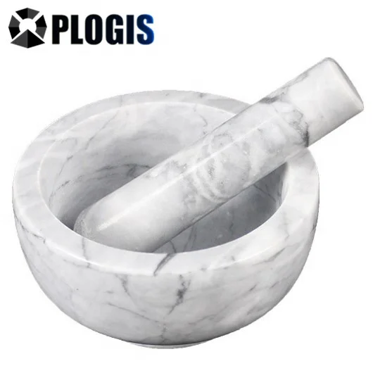 Mortar Hot Selling Grinding Crush marble Pestle and Mortar For Pepper Grind Spice and Nuts