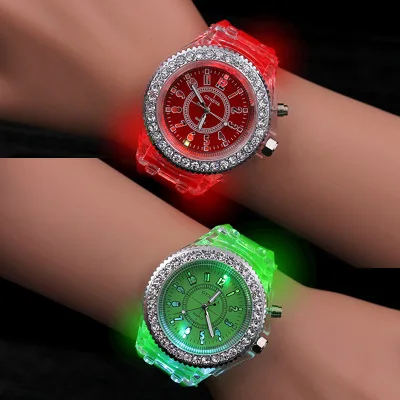 
2019 LED Glow In The Dark Silicon Watch 