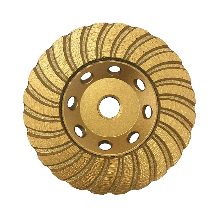 Super Turbo Diamond Grinding Cup Wheel for for Polishing and Cleaning Stone Concrete Surface, Cement, Marble, Rock, Granite
