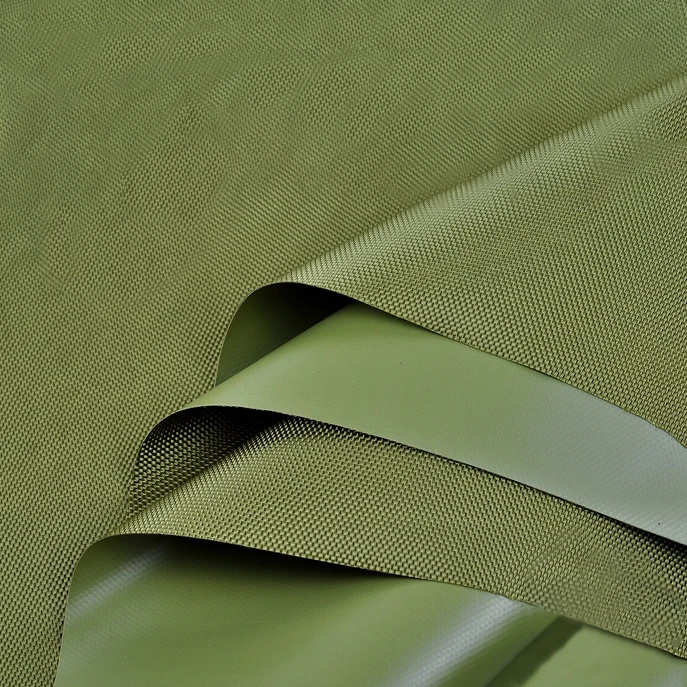 Polyester Single Yarn 1680D PVC Coated Oxford Bag Fabric Backing