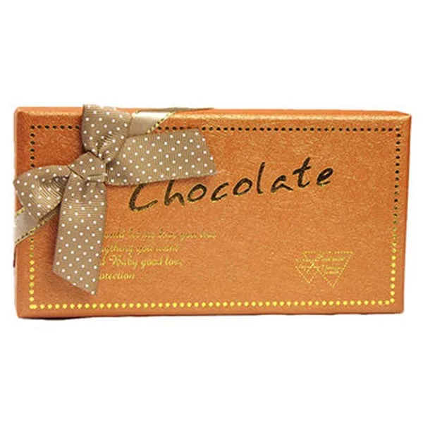 Empty gift chocolate pralines boxes packaging for homemade chocolate from guangdong