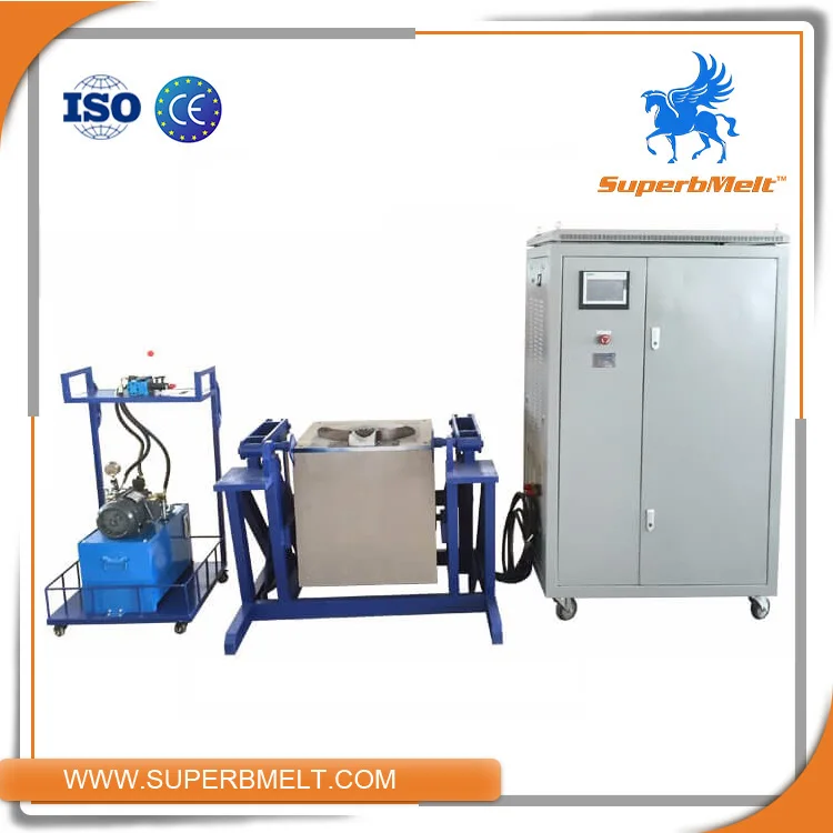 Ценные металлолома индукции плавильной печи для медь, латунь, серебро