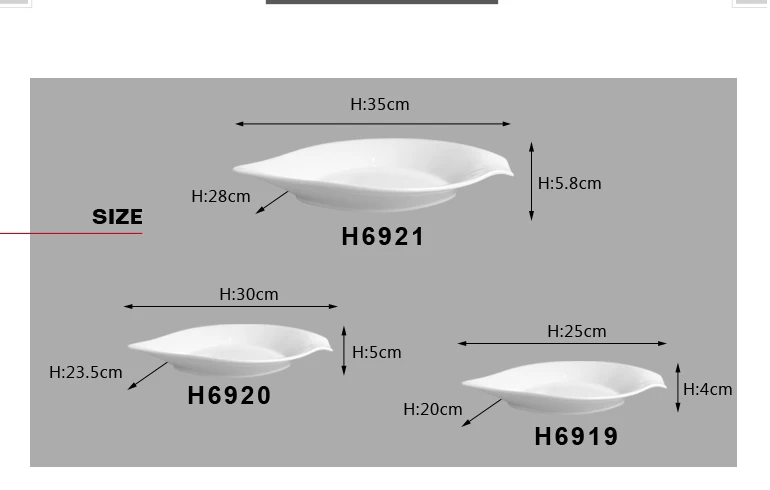 dinnerware restaurant wholesale ceramic leaf shape dish plate for snack food