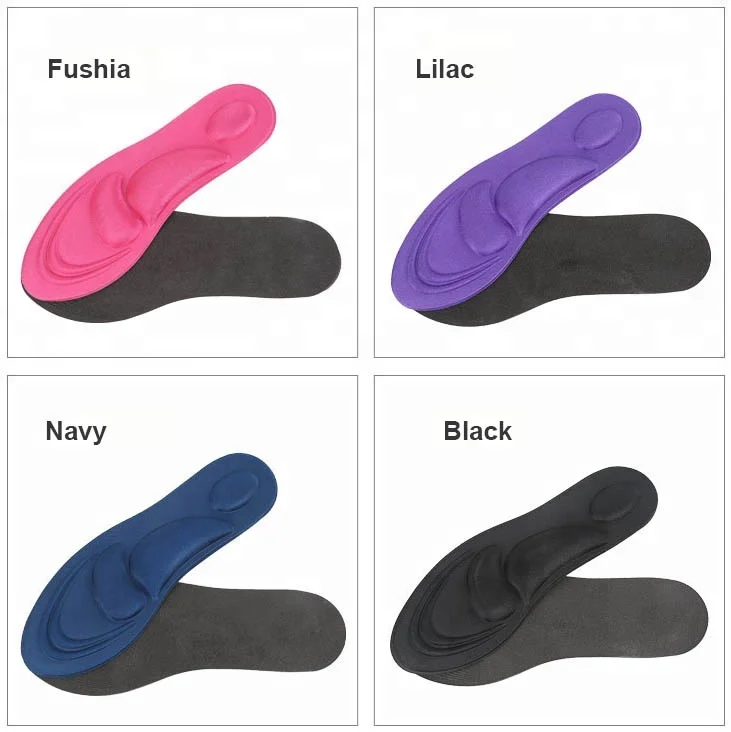 Anti Friction Full Length Heel Liners Softy 5d Memory Foam Shoe Insoles for High Heels