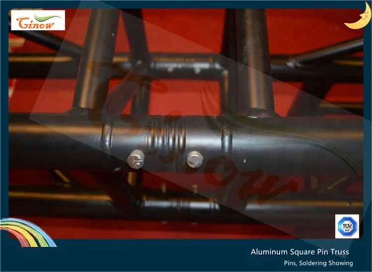 290*290mm black aluminium box truss compatible with F34 truss