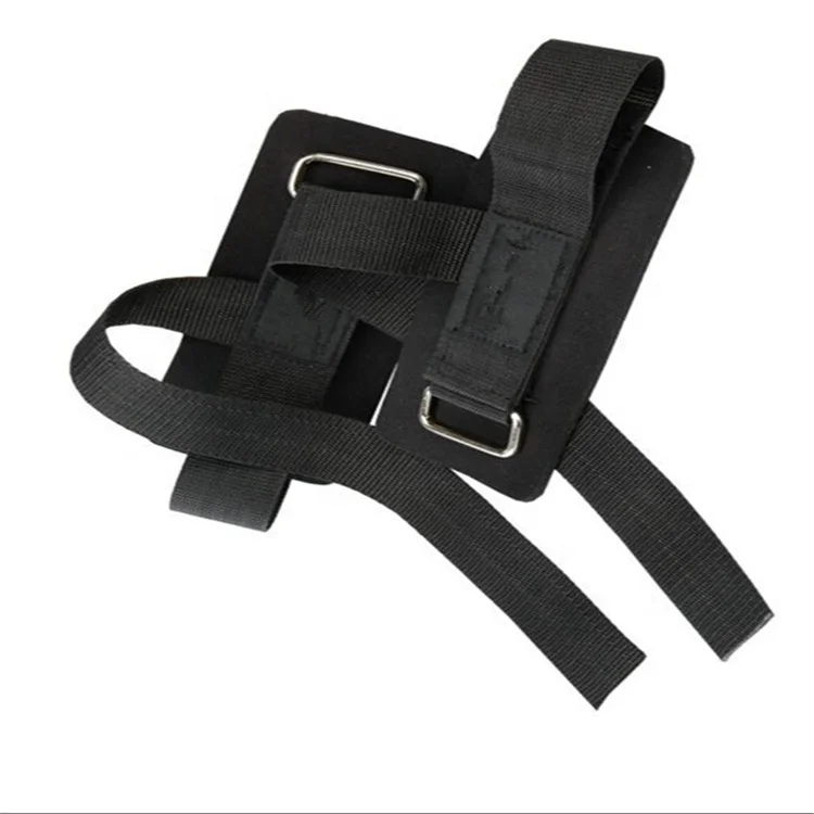 High Quality Pure Color Adjustment Loop Weight Lifting Straps for Strength Training