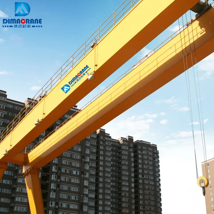 stone field use Europe style double girder gantry crane 10 ton 8 ton 5 ton