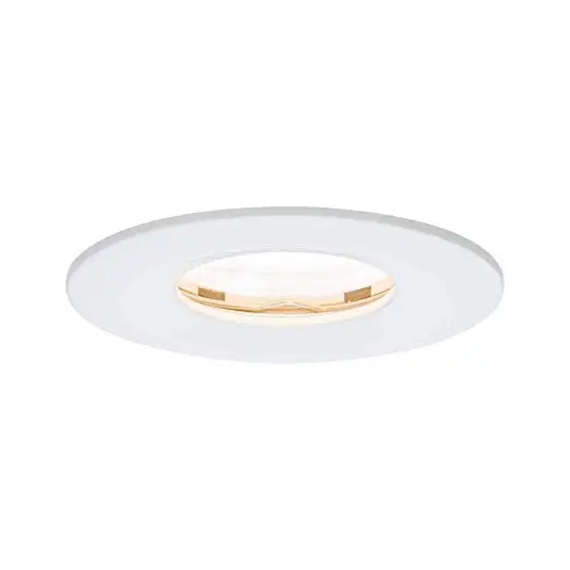 LED recessed round ceiling spotlight 7W GU10 White dimmable IP65 Recessed Deckenleuchte