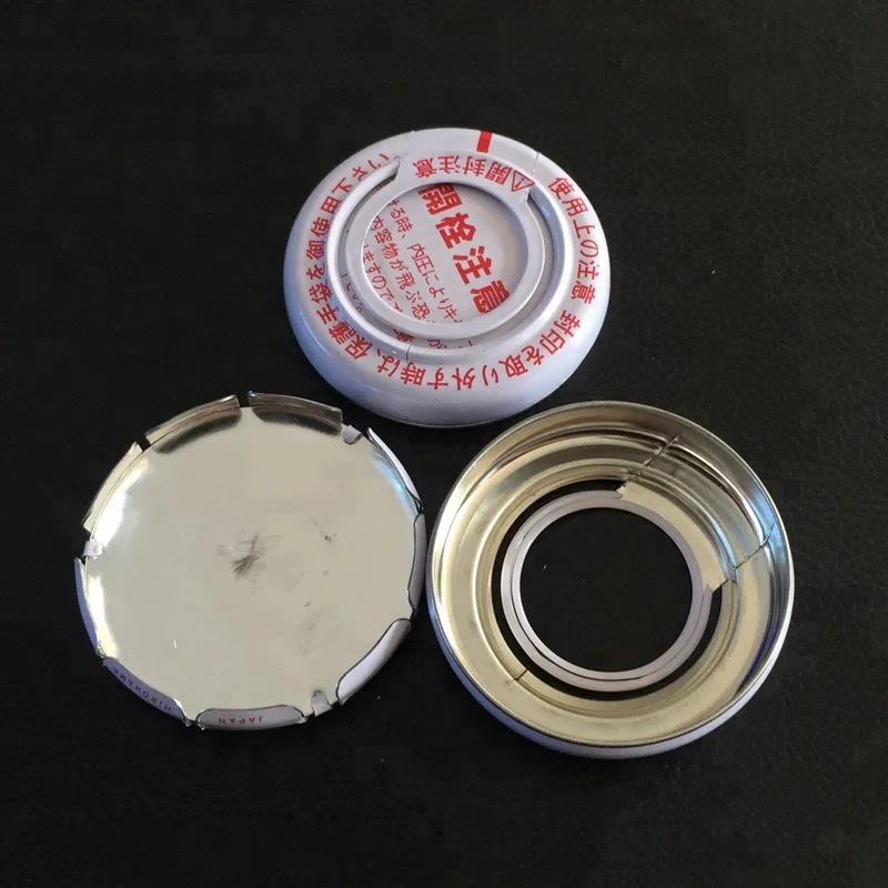 Japan Style Motor Engine Oil tin Cans Metal Squeeze Caps, Finger Press Lids China Manufacturer