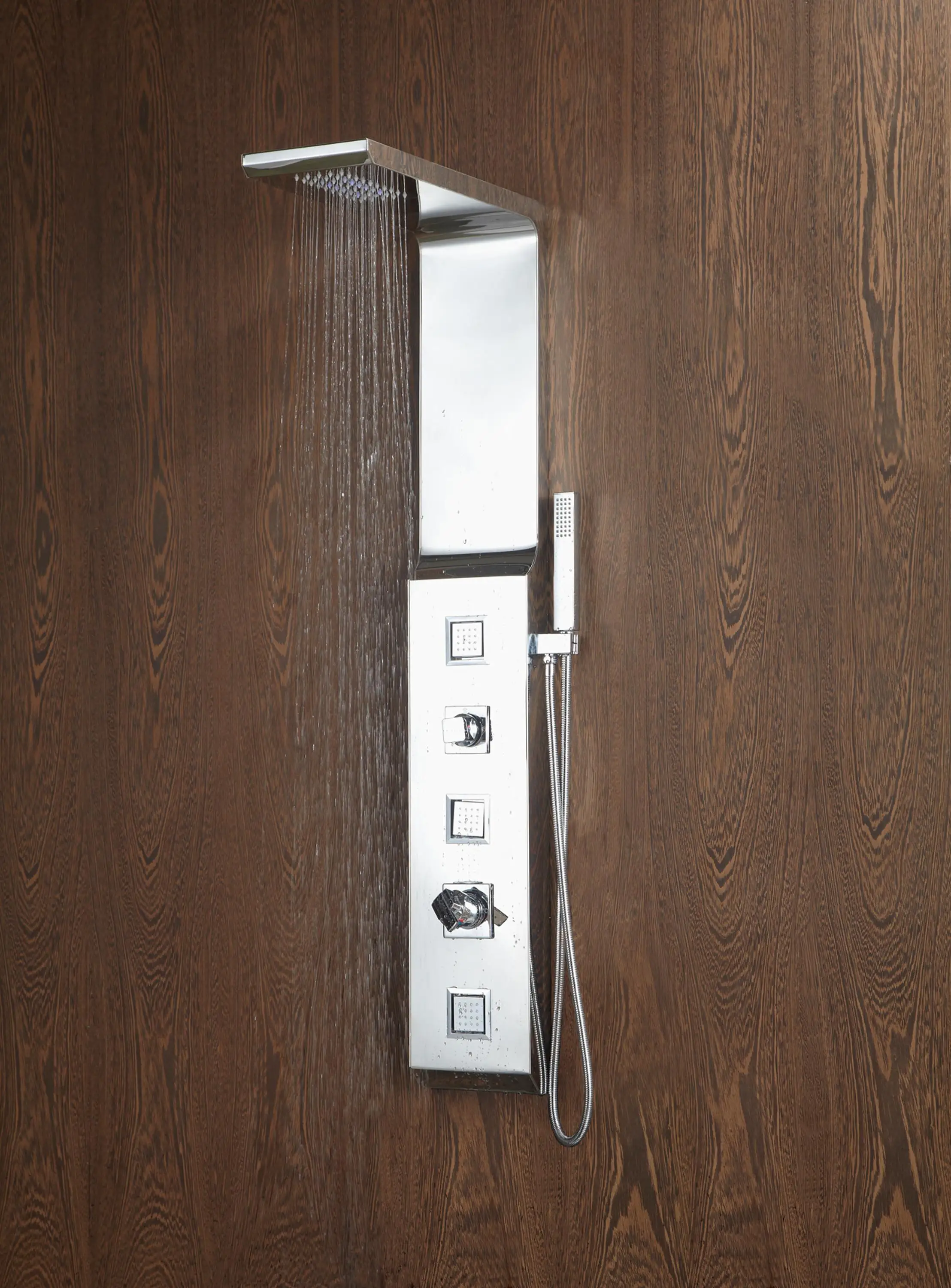2019 Contemporary Stainless Top Rated Black Shower Panel