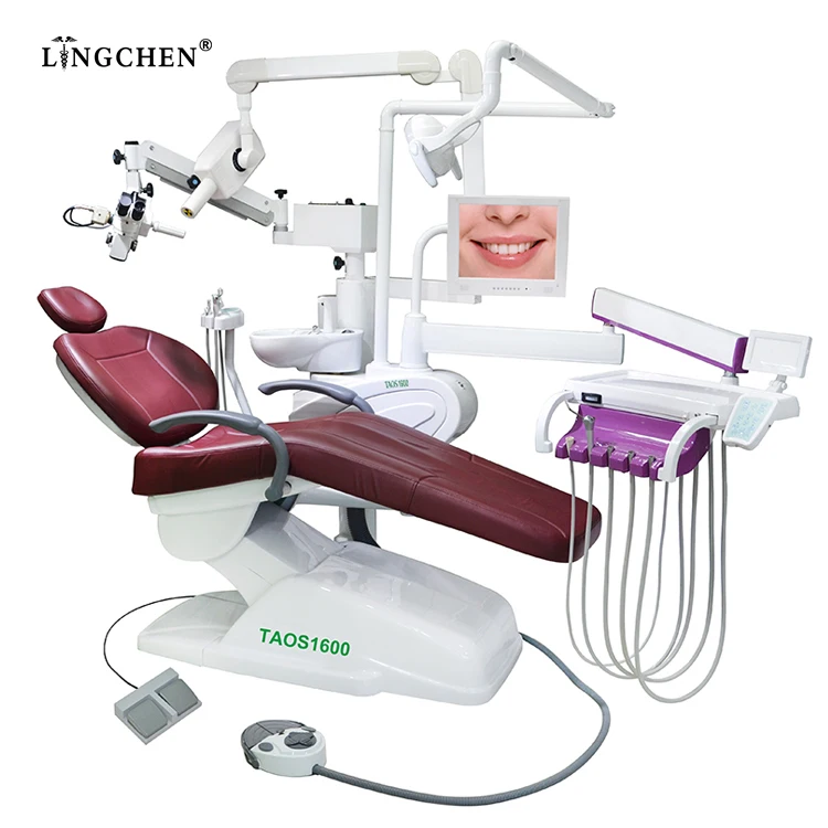 
Guangzhou factory supply dental chair price with microscope x ray from china dental unit 