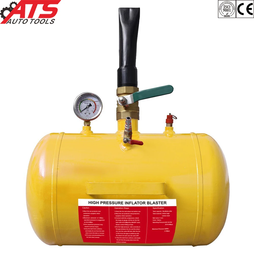 5 Gallon Air Tire Bead Seater High Pressure Inflator Blaster Quick Seating Inflator