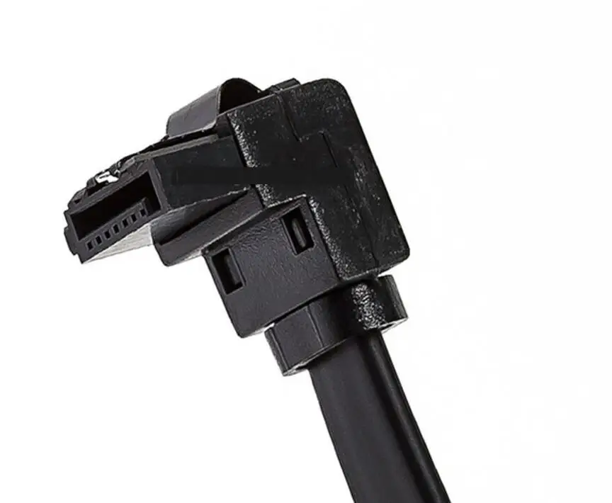SATA 3.0 III SATA3 SATAiii Right Angle HDD Drive Data Cable