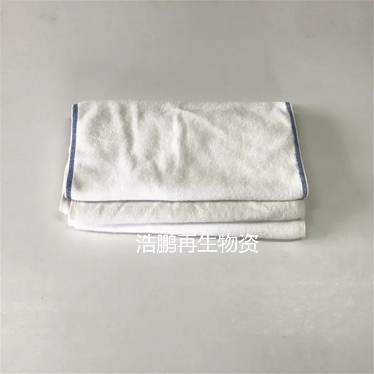 White terry towel cloth rags for industrial wiping rag