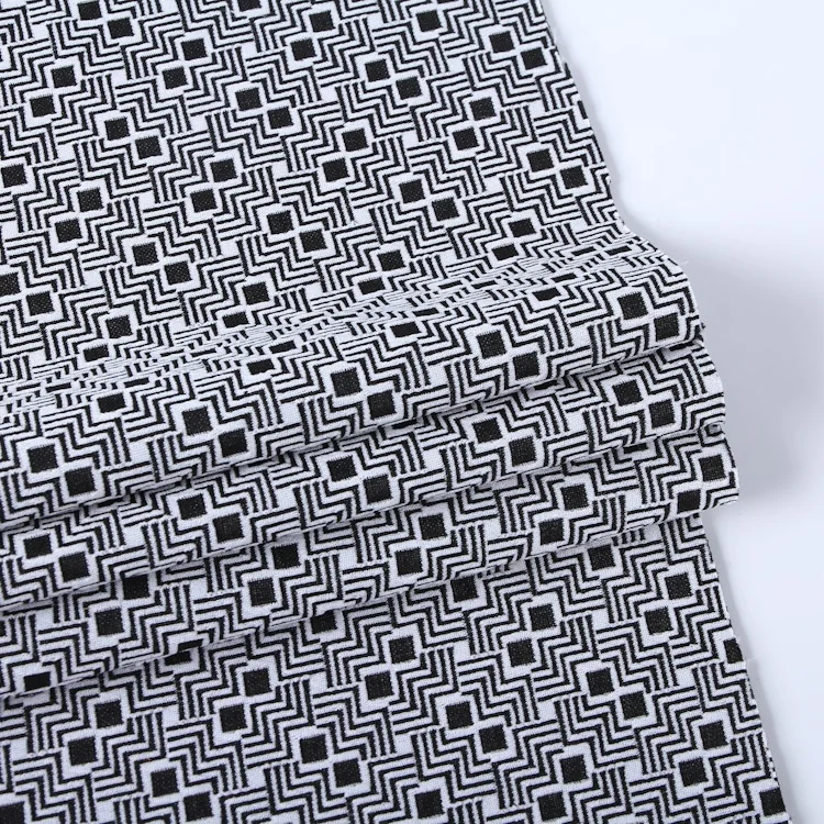 
2019 spandex jacquard fabrics material cheap polyester fabric rolls textile 