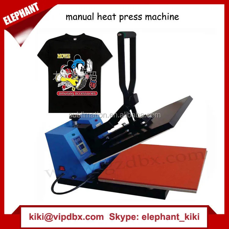 Plate Sublimation transfer heat press machine for t shirts