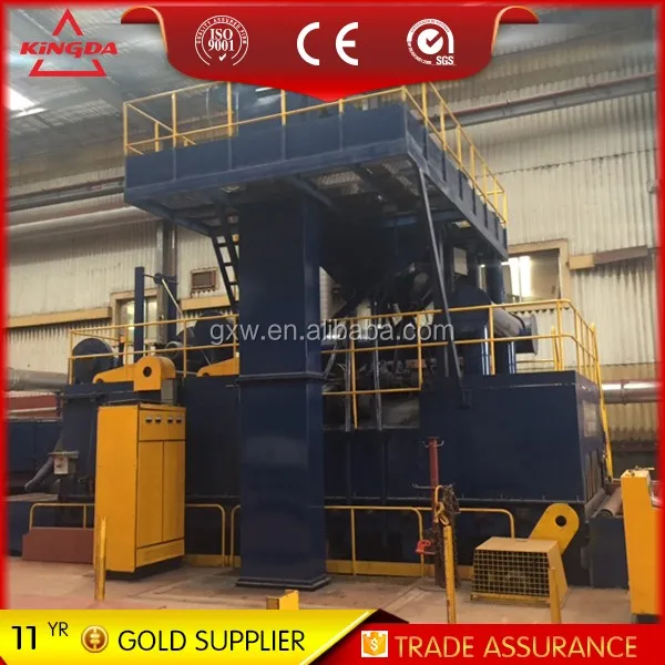 steel plate steel sheet steel pipe h beam shot blasting machine with paint and dry