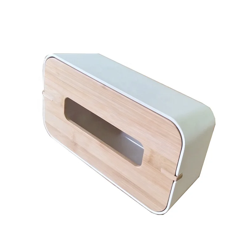 
Eco friendly creative bamboo tissue box 100% biodegradable houseware 