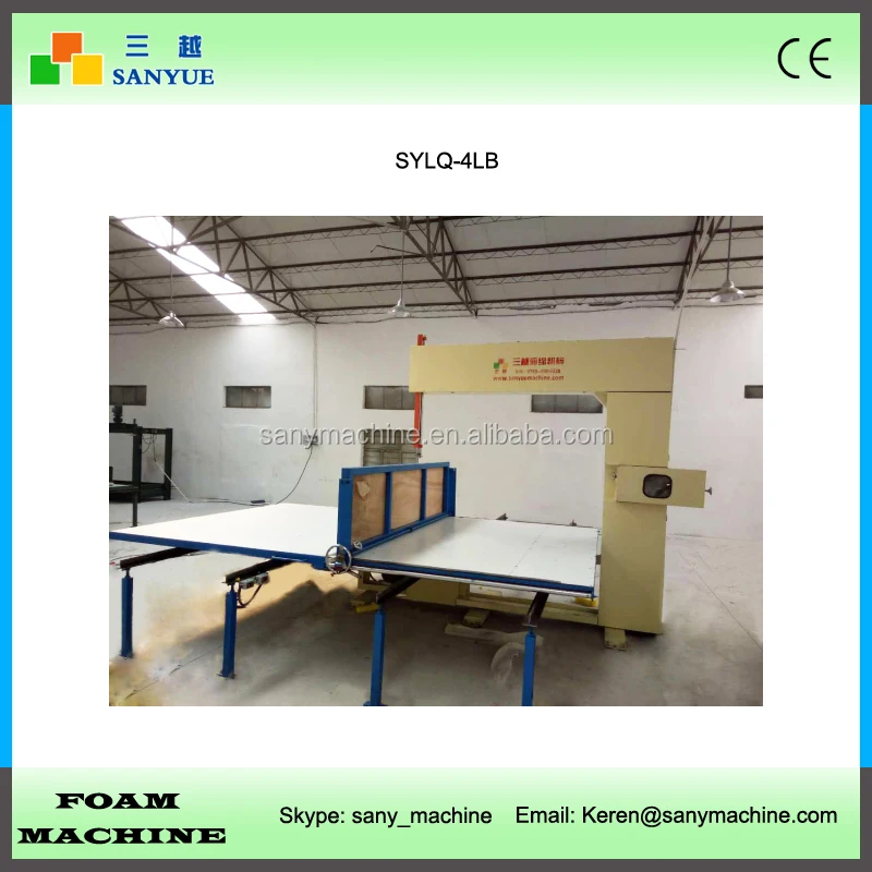 Vertical Bandsaw Foam Sponge Cutter Machine
