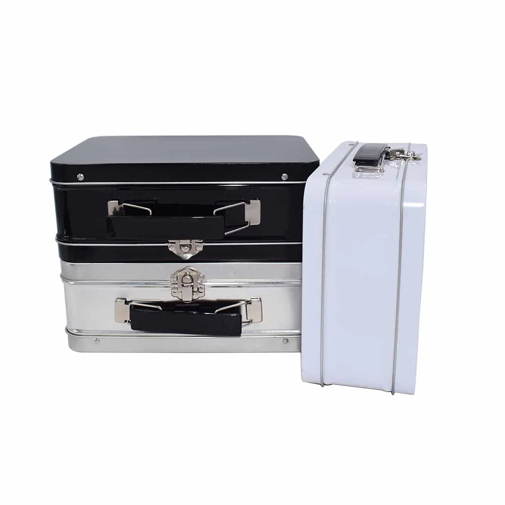 Детский металлический милый Ланч-бокс с ручкой