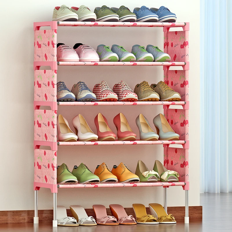 
Shoe Shelf 6 Layer Combination Shoe Rack Large Capacity Simple Shoe Cabinet Home Storage Organizer 