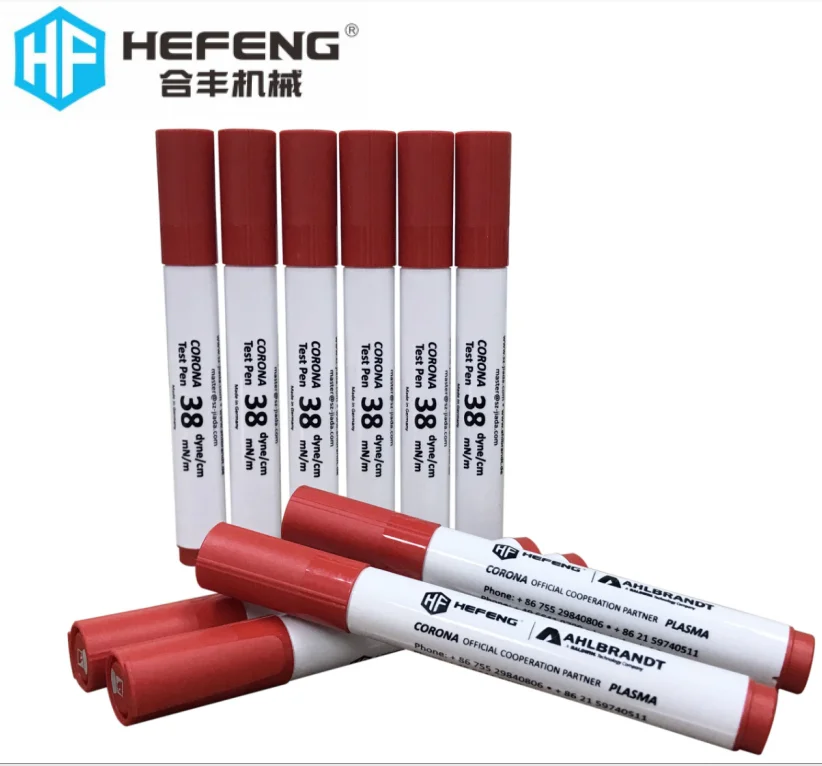 corona treater surface tension dyne test pen