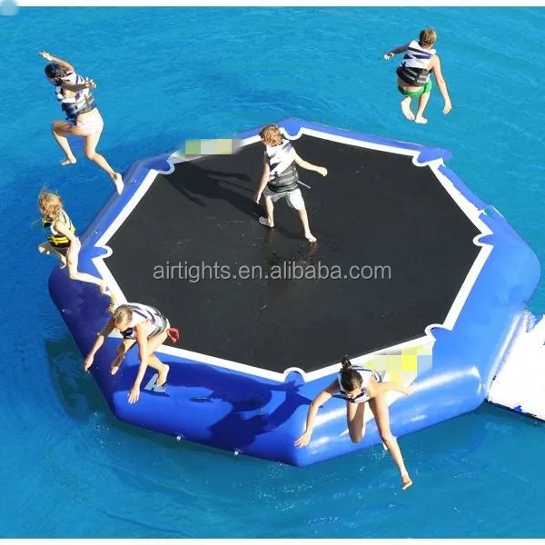 Inflatable Water Park Equipments, 0.9mm Durable PVC Inflatable Water Games