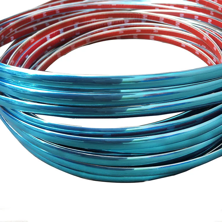 15MX9MM Car Chrome Strip Moulding Trim Body Kit Side Skirt Window EdgeTrim