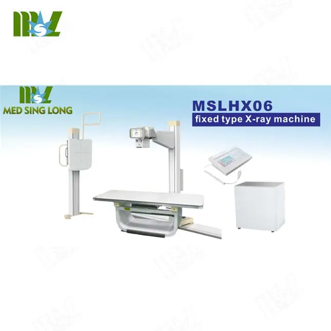 
2018 High frequency and pressure medical x ray machine price MSLHX06 Fixed type digital x ray machine for sale 