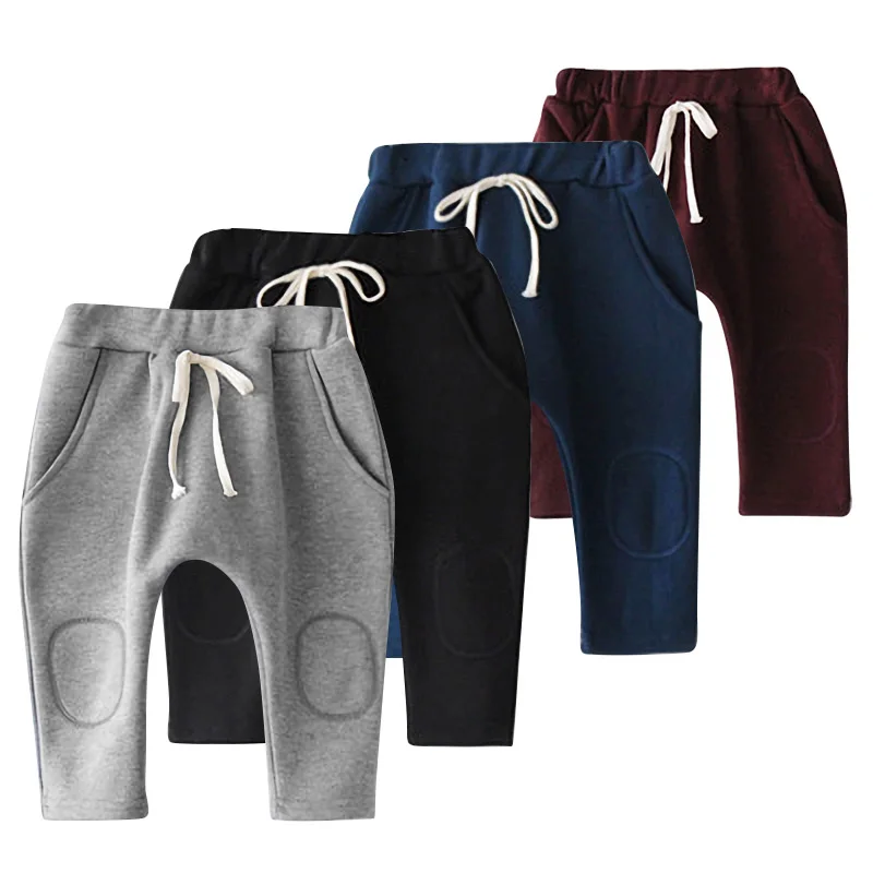 BKD оптовая продажа, флисовые шаровары для маленьких мальчиков, простые пользовательские детские штаны для подгузников